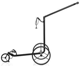 JuStar Black 3-Wheeled chariot manuel, noir