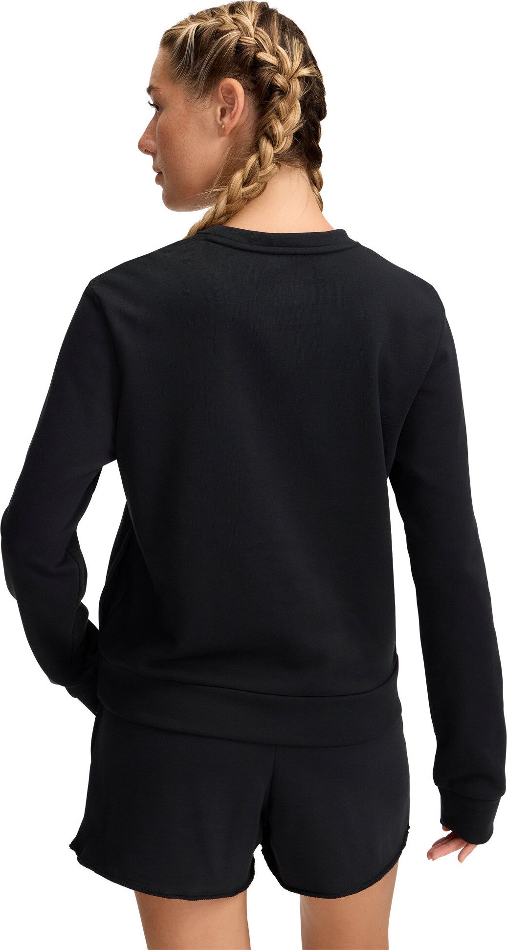 Under Armour Rival Terry Crew sweat-shirt femme, noir