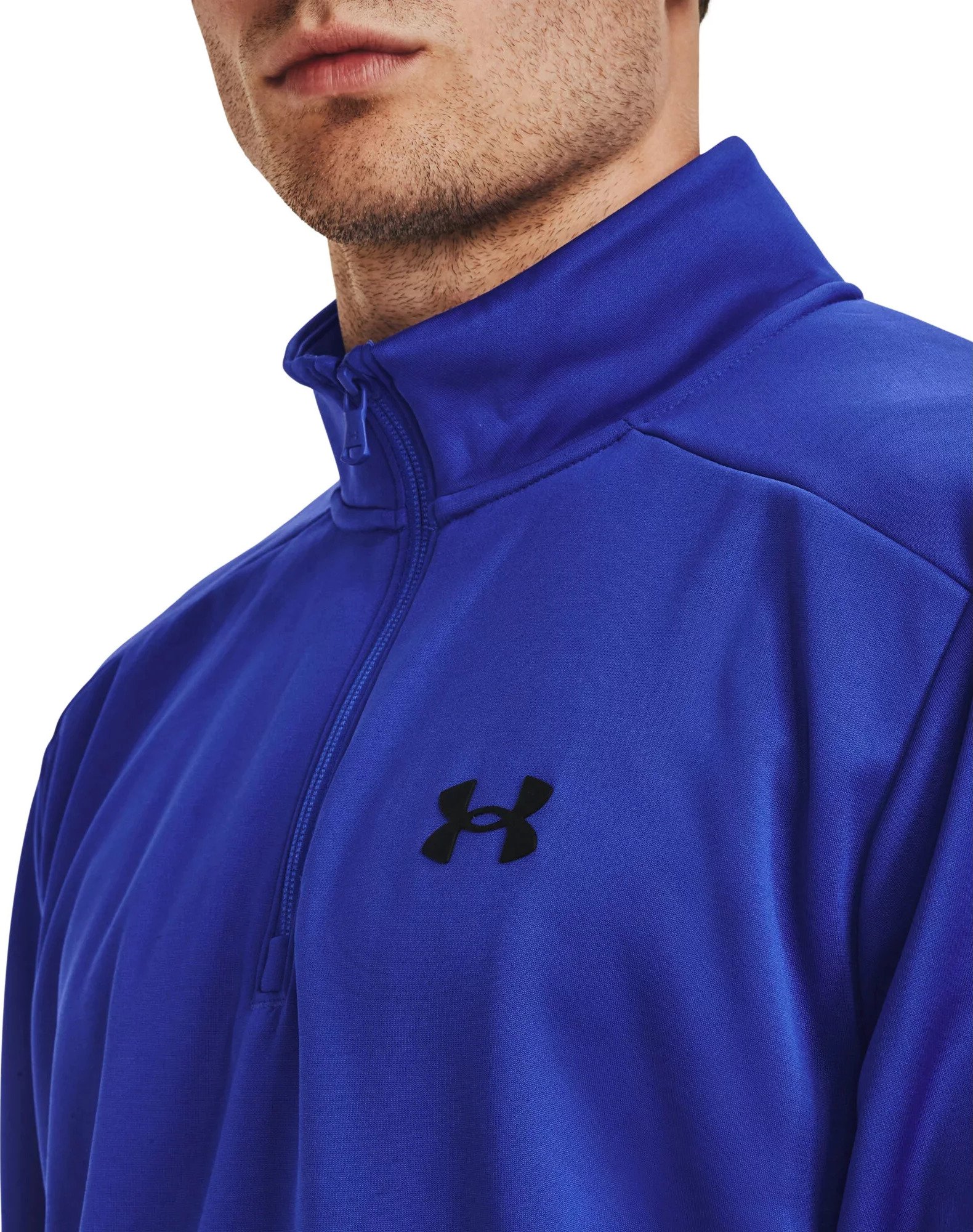 Under Armour Fleece 1/4 Zip sweat homme, team royal