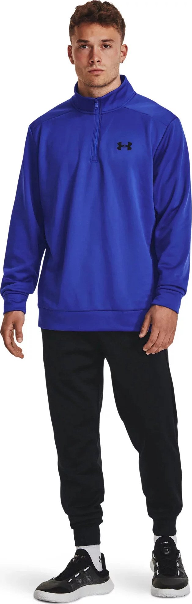 Under Armour Fleece 1/4 Zip sweat homme, team royal