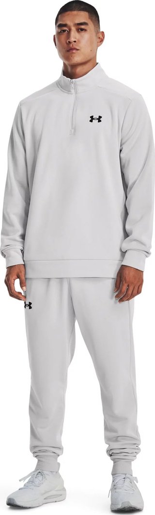 Under Armour Fleece 1/4 Zip sweat homme, halo gray