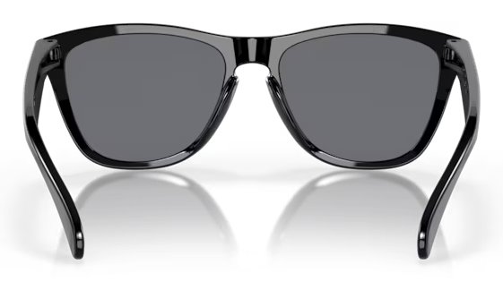 Oakley Frogskins Polished Black w/ Grey lunettes de soleil