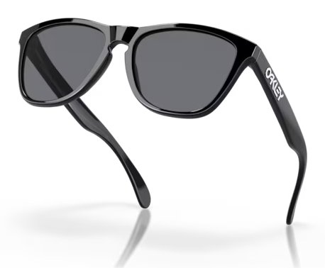 Oakley Frogskins Polished Black w/ Grey lunettes de soleil