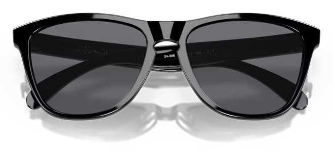 Oakley Frogskins Polished Black w/ Grey lunettes de soleil