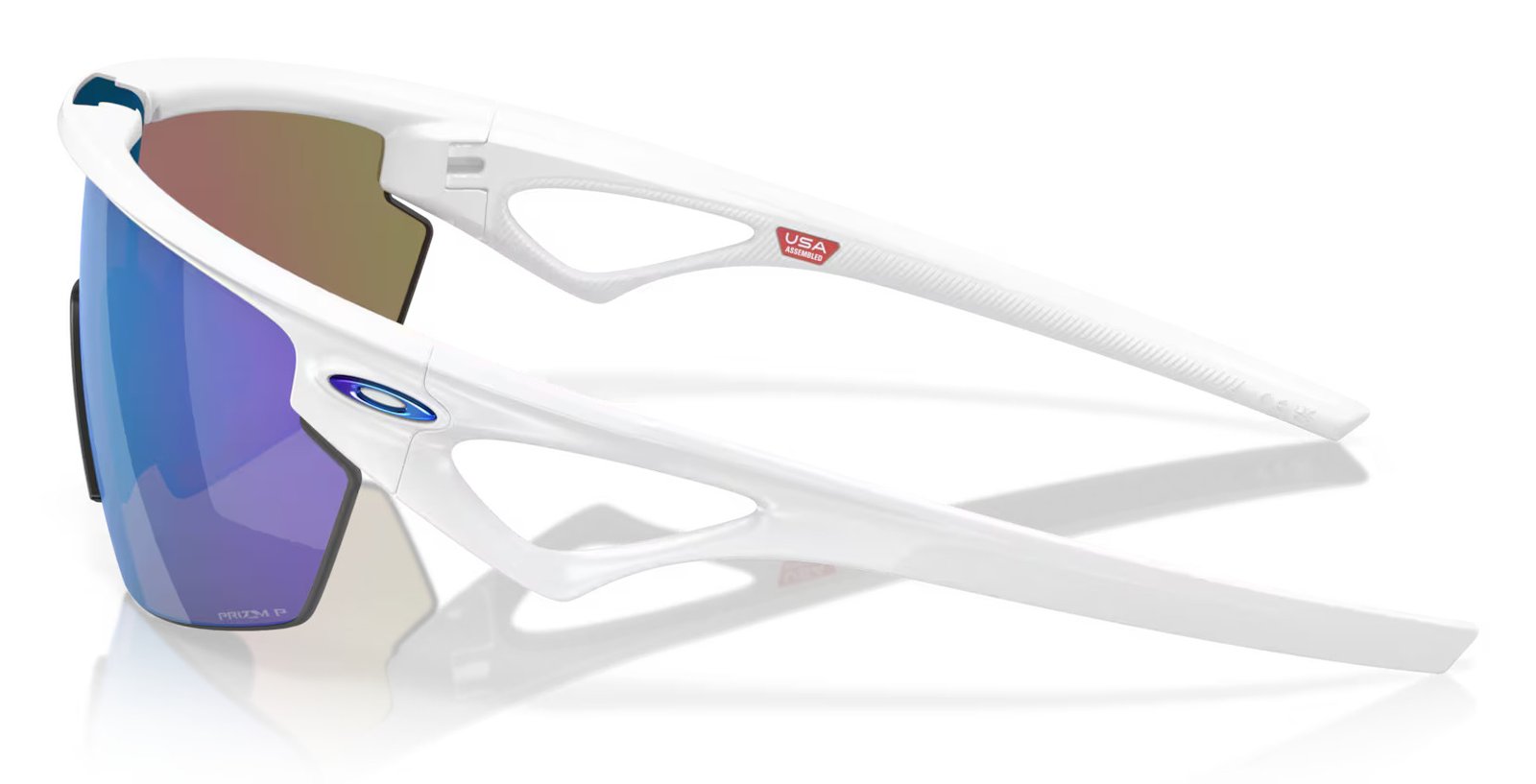 Oakley Sphaera MtWhite w/ Prizm Sapphire Pol lunettes de soleil