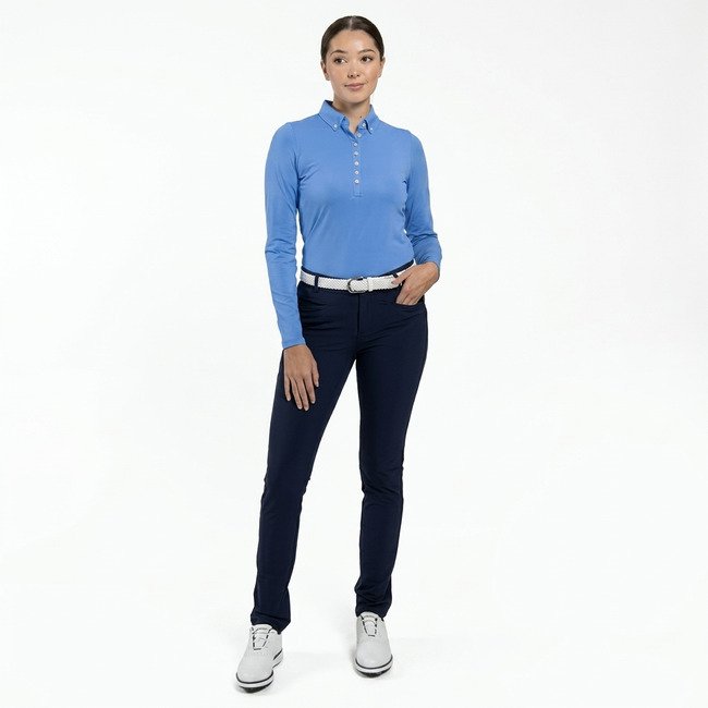 KJUS Catalina Cool longsleeve polo femme, yonder