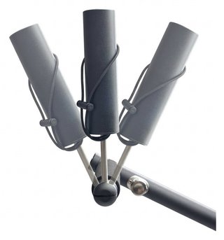 Davies Caddy Compact porte-parapluie pour Davies Caddy SMART et QUICK FOLD, noir mat