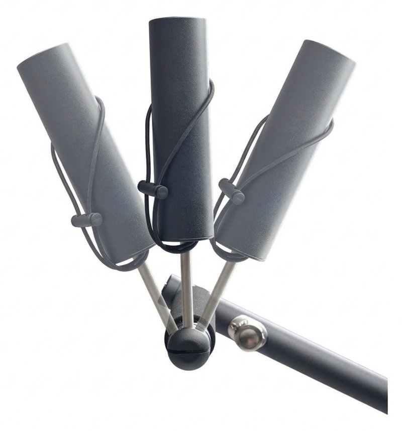 Davies Caddy Compact porte-parapluie pour Davies Caddy SMART et QUICK FOLD, noir mat