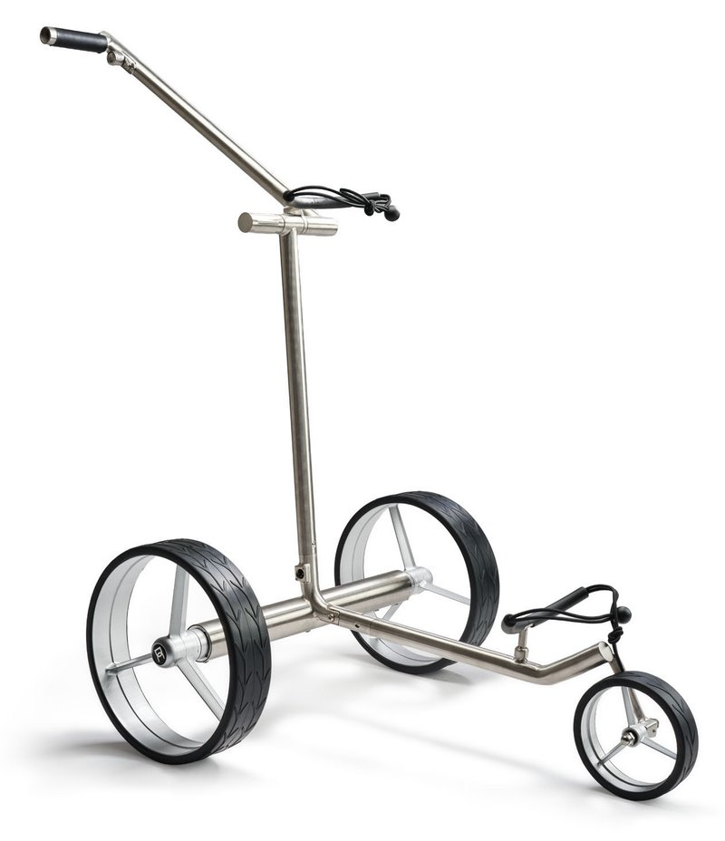 Davies Caddy Premium L Brush chariot électrique, argent