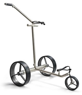 Davies Caddy Premium L Brush chariot électrique, argent