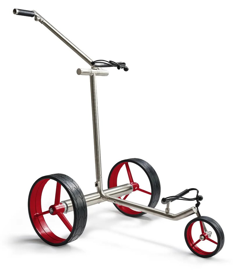 Davies Caddy Premium L Brush chariot électrique, argent