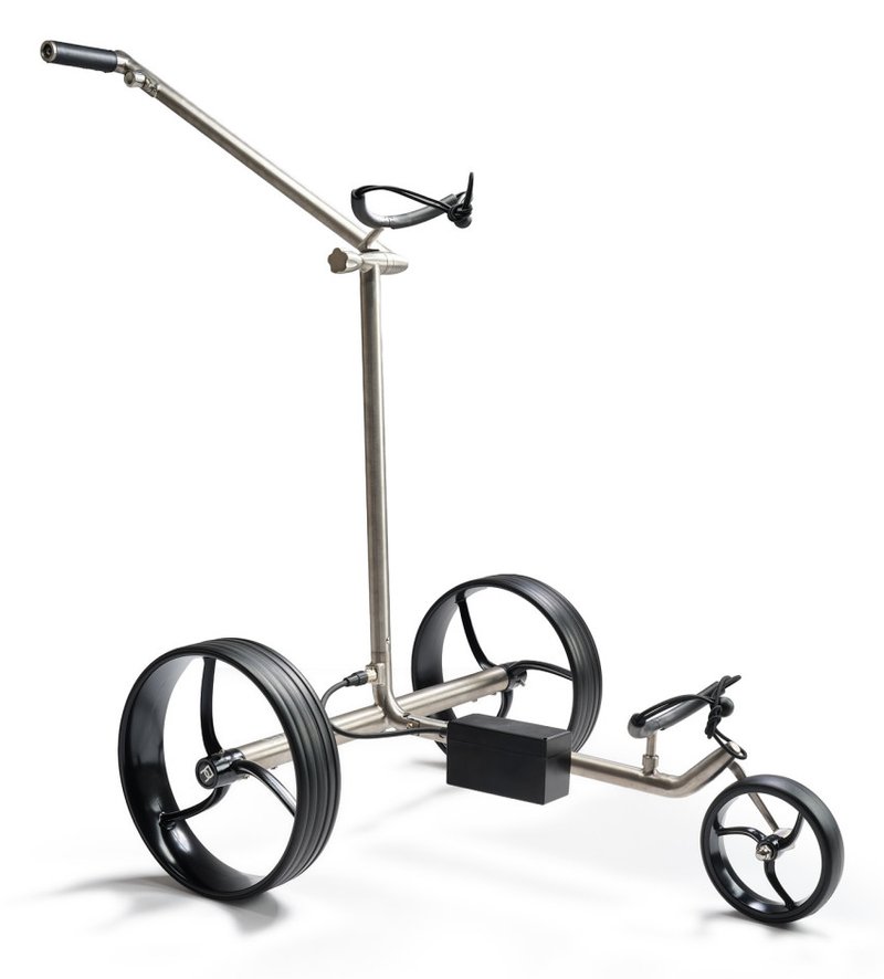 Davies Caddy Titan chariot électrique, gris/roues noires