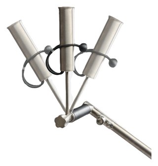 Davies Caddy Titan Adjustable Umbrella Holder accessoire de chariot, titanium