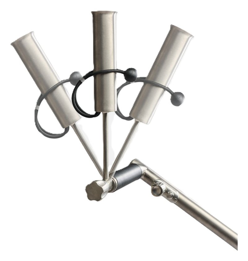 Davies Caddy Titan Adjustable Umbrella Holder accessoire de chariot, titanium