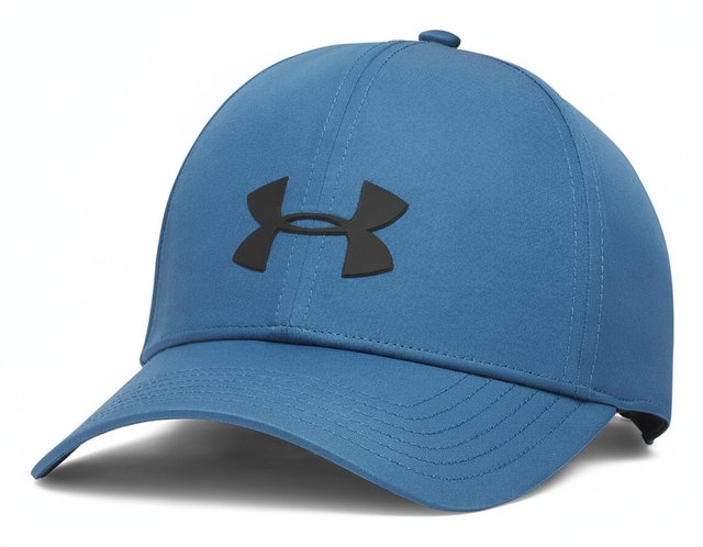 Casquette de golf homme bleue, face avant unie