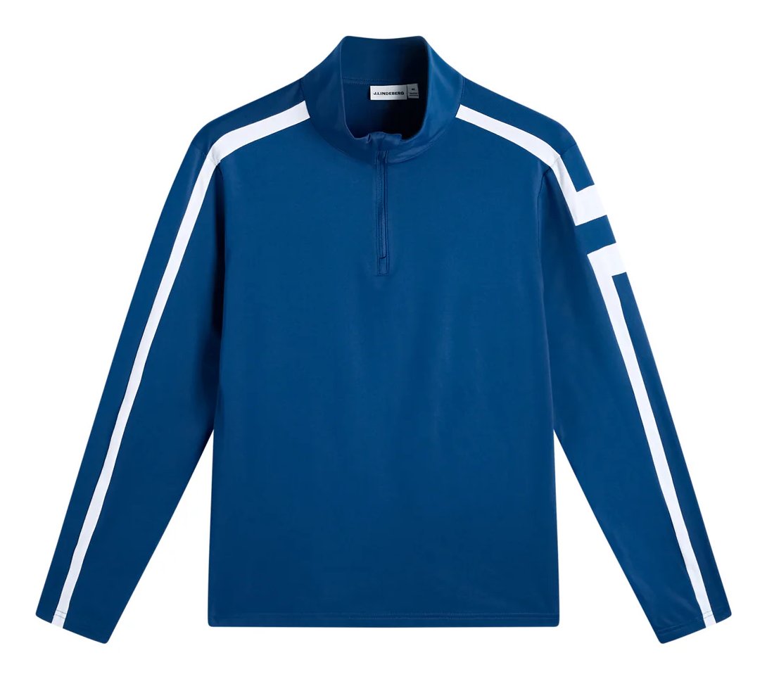 J.Lindeberg Keaton Quarter Zip pull homme, Estate Blue