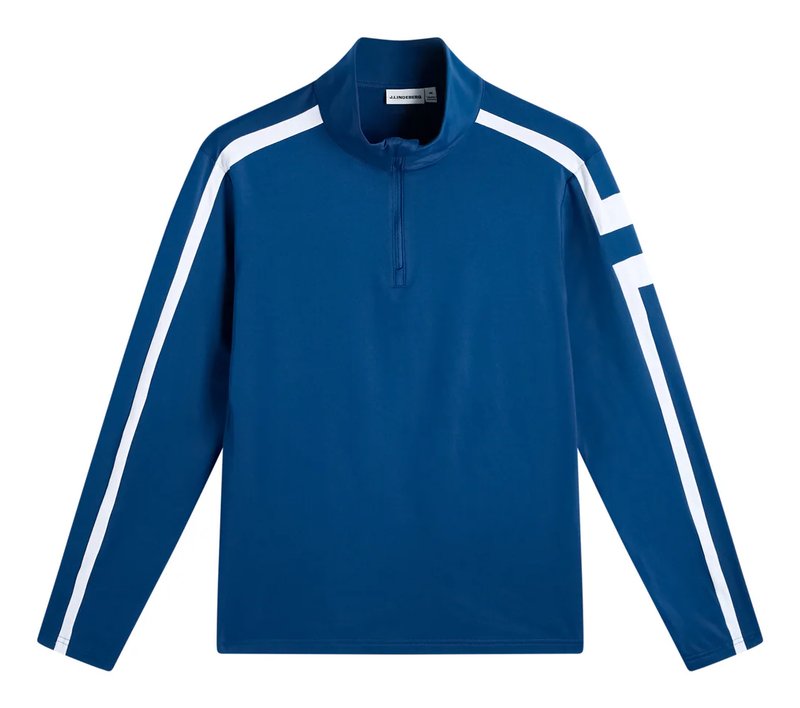 J.Lindeberg Keaton Quarter Zip pull homme, Estate Blue