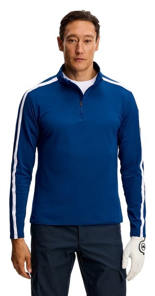 J.Lindeberg Keaton Quarter Zip pull homme, Estate Blue