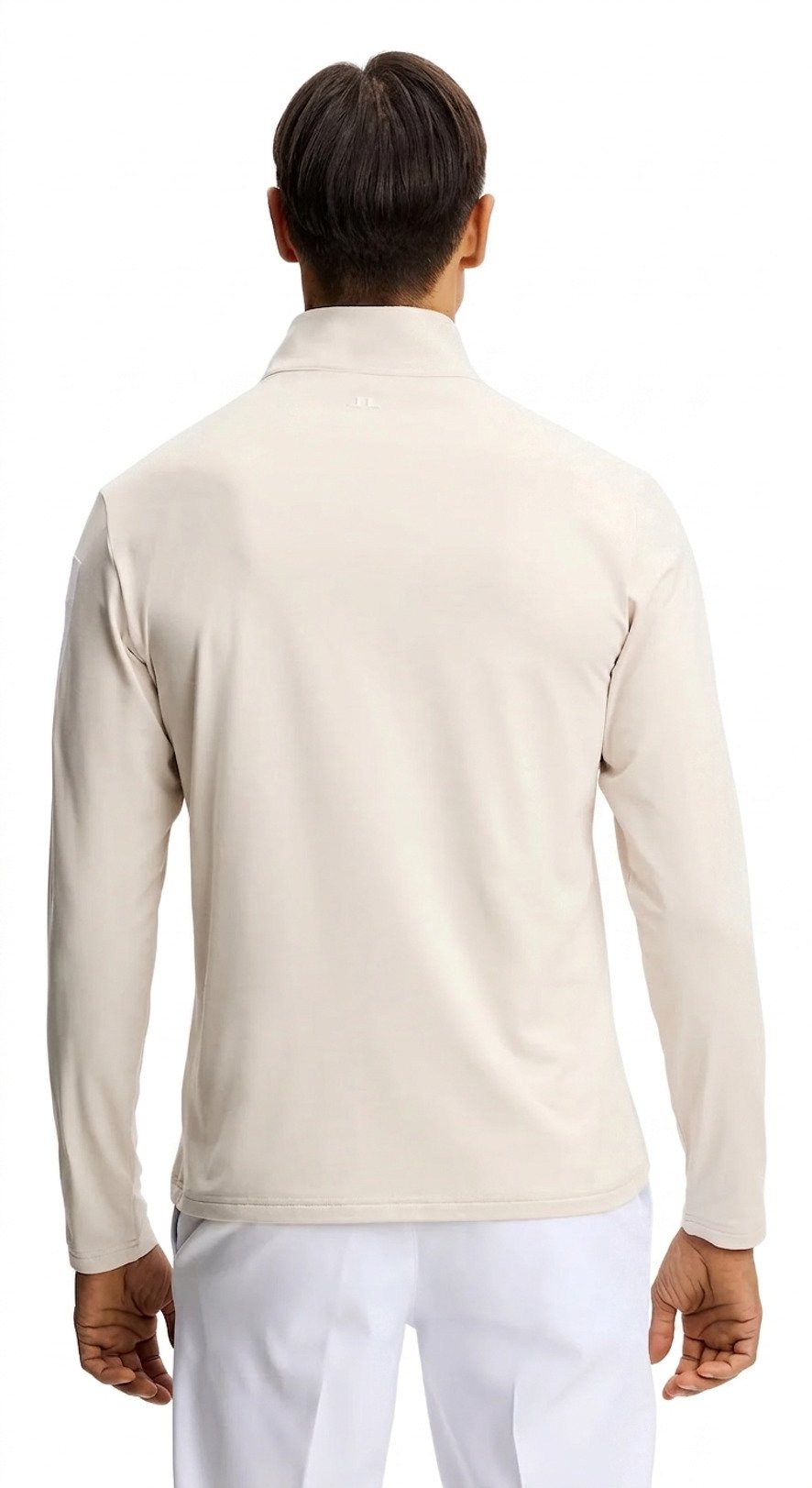 J.Lindeberg Keaton Quarter Zip Mid Layer veste homme, Moonbeam