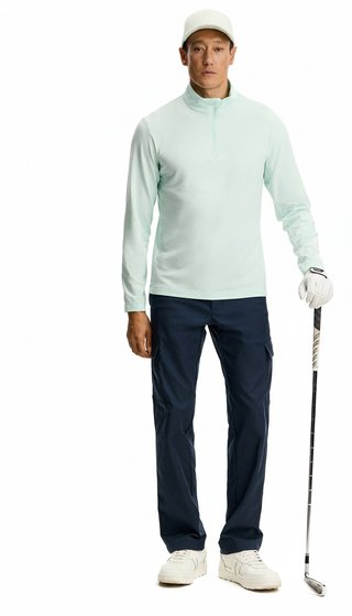 J.Lindeberg Tour Tech Mid Layer pull homme, Bay