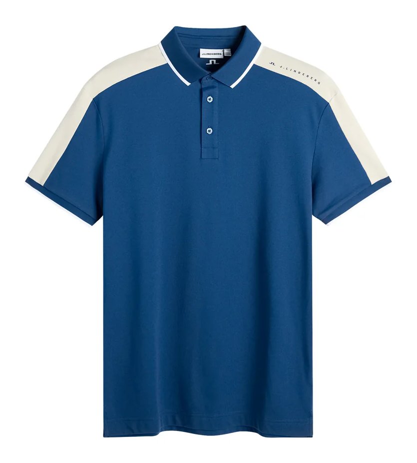 J.Lindeberg Jace polo homme, Estate Blue