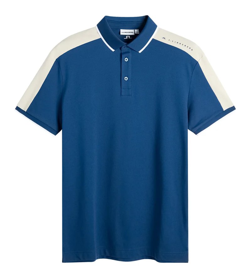J.Lindeberg Jace polo homme, Estate Blue