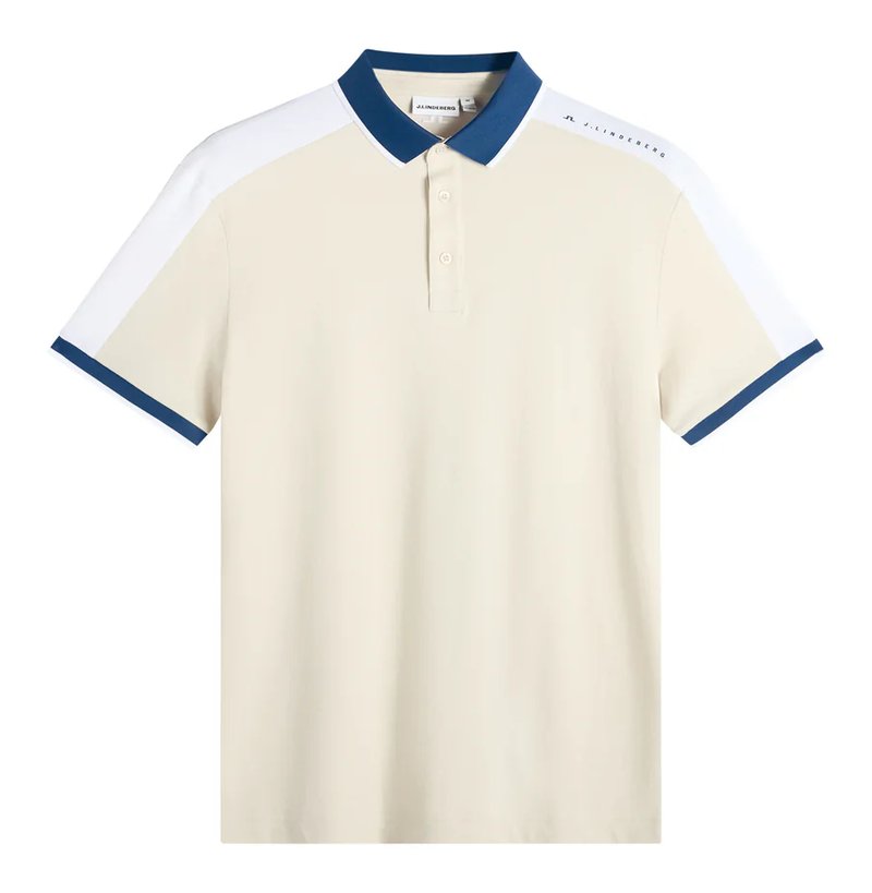 J.Lindeberg Jace polo homme, Moonbeam