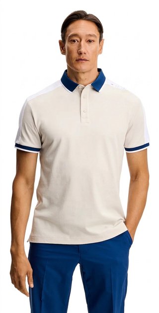 J.Lindeberg Jace polo homme, Moonbeam