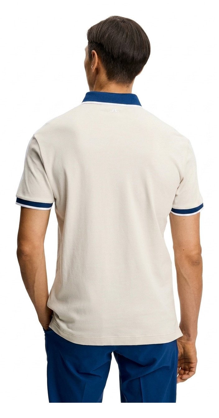 J.Lindeberg Jace polo homme, Moonbeam