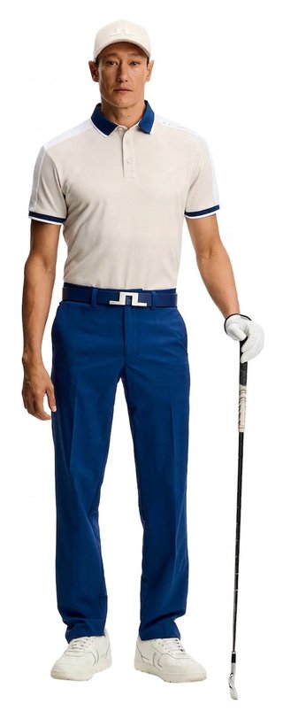 J.Lindeberg Jace polo homme, Moonbeam