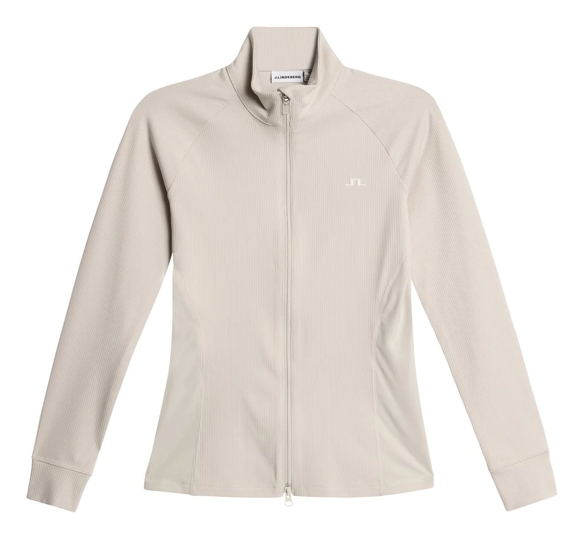 J.Lindeberg Mel Rib Mid Layer veste femme, Moonbeam