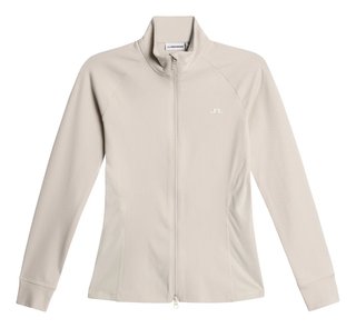J.Lindeberg Mel Rib Mid Layer veste femme, Moonbeam