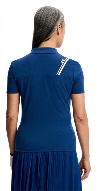 J.Lindeberg Melli polo femme, estate blue