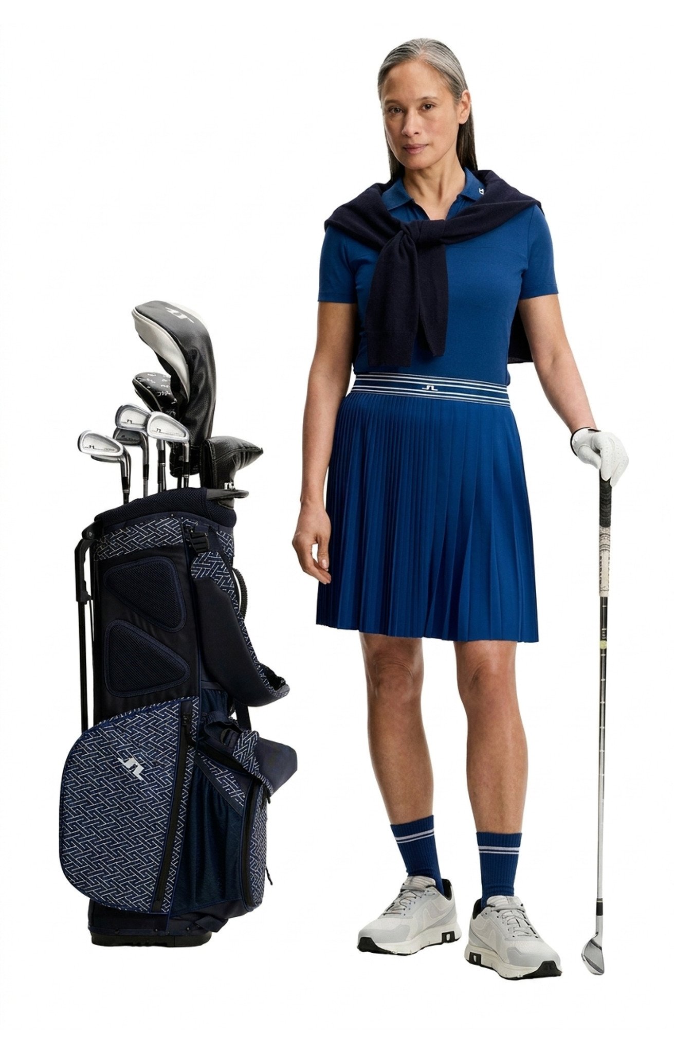 J.Lindeberg Melli polo femme, estate blue