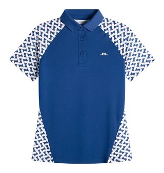 J.Lindeberg Chiara polo femme, Ladder Estate White