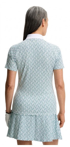 J.Lindeberg Chiara polo femme, Ladder White Bay