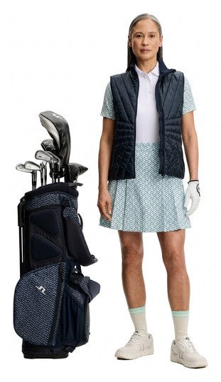 J.Lindeberg Chiara polo femme, Ladder White Bay