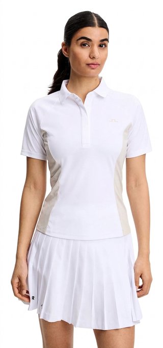 J.Lindeberg Isador polo femme, blanc