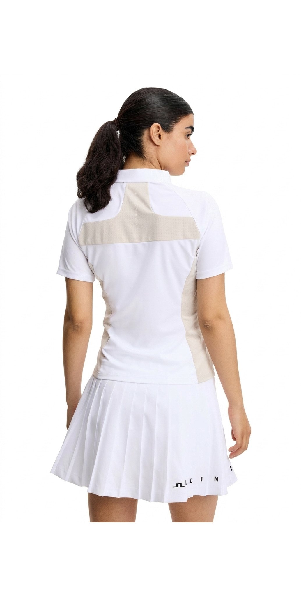 J.Lindeberg Isador polo femme, blanc