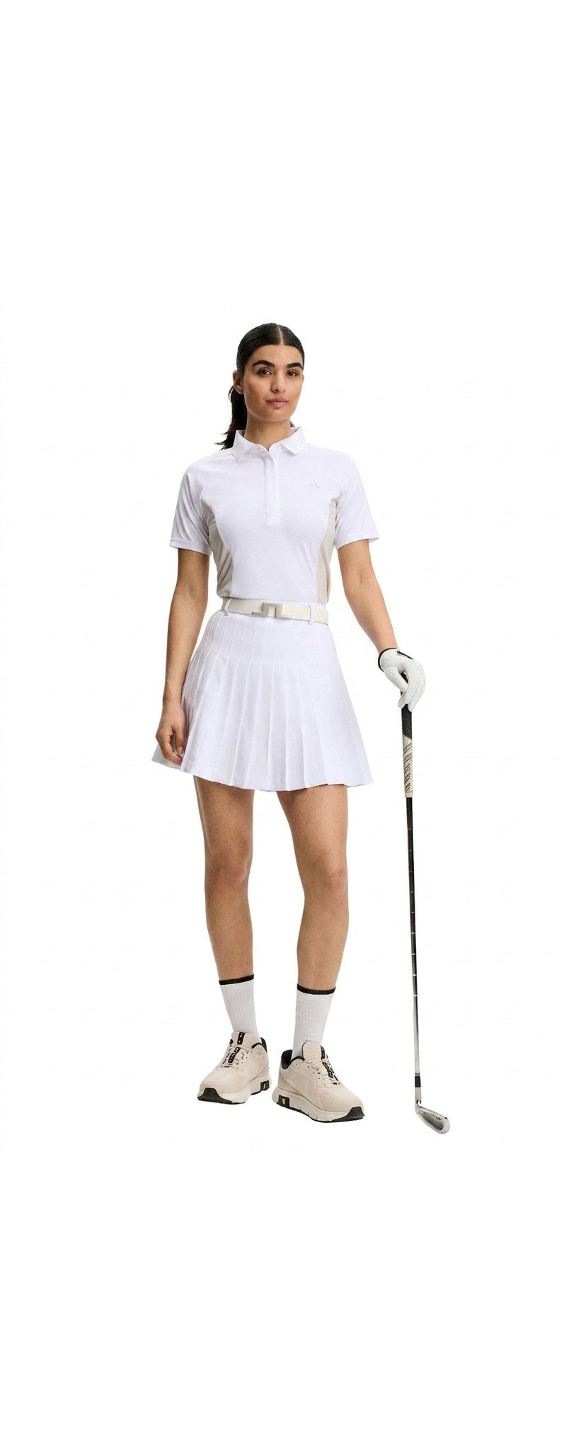 J.Lindeberg Isador polo femme, blanc