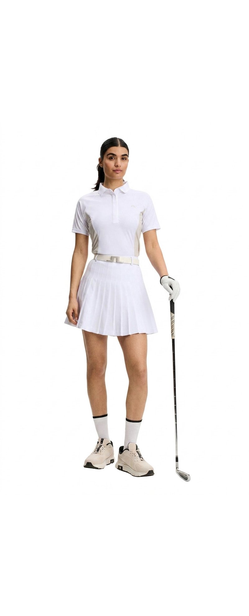 J.Lindeberg Isador polo femme, blanc