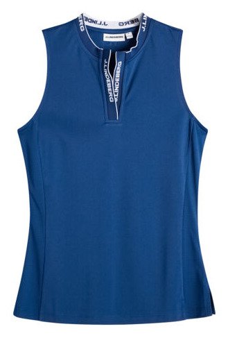 J.Lindeberg Leya Sleeveless haut femme sans manches, Estate Blue
