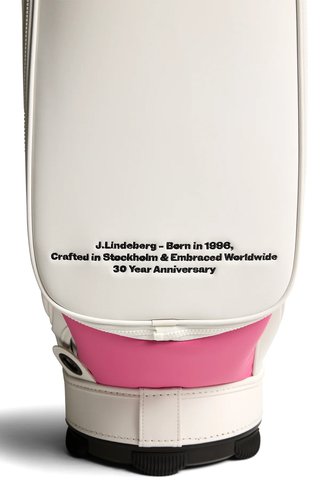 J.Lindeberg 30Y Staff Bag, blanc