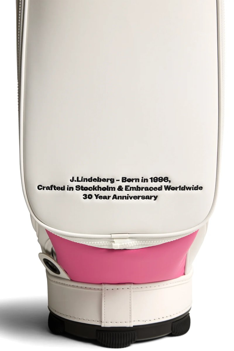 J.Lindeberg 30Y Staff Bag, blanc