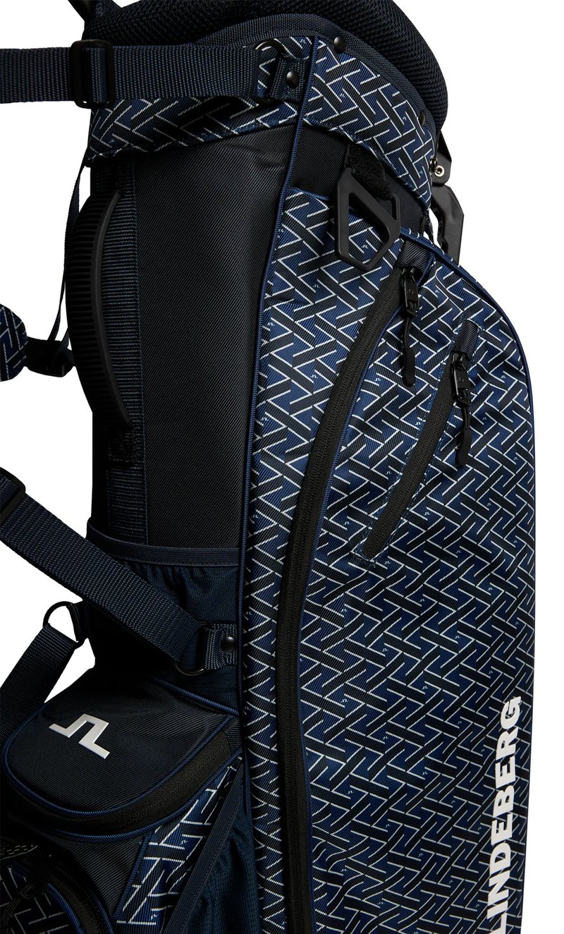 J.Lindeberg JL Flare Printed sac de golf, Ladder Estate Navy