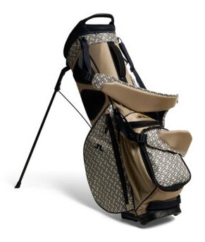 J.Lindeberg JL Flare Printed sac de golf, Ladder White Kelp