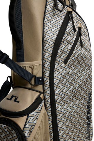 J.Lindeberg JL Flare Printed sac de golf, Ladder White Kelp