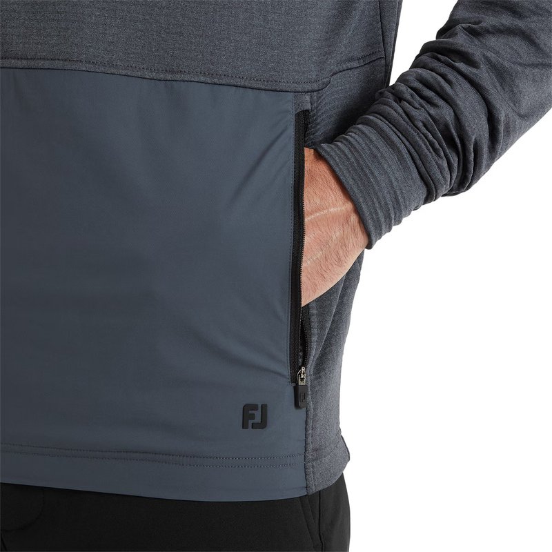 FootJoy ThermoSeries Crossover sweat à capuche homme, charcoal