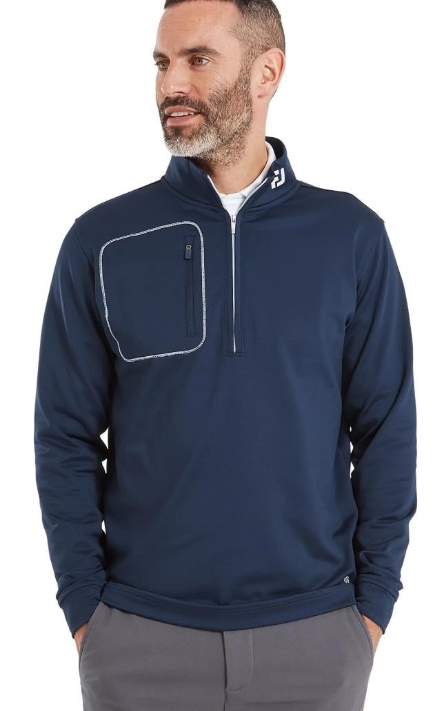 FootJoy TS Texture midlayer homme, marine