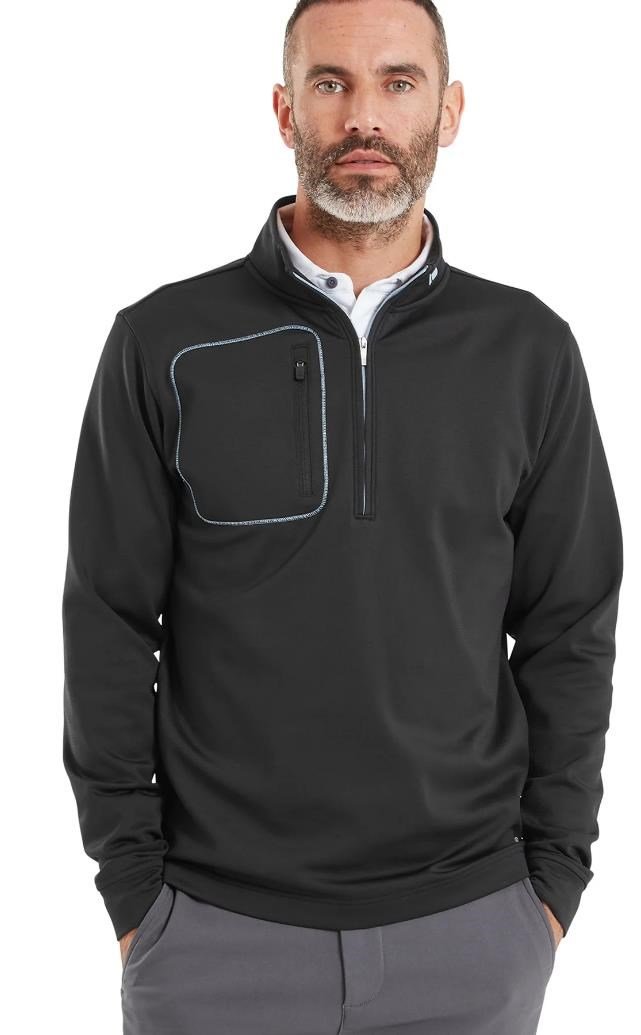 FootJoy ThermoSeries Texture Midlayer sweat homme, noir